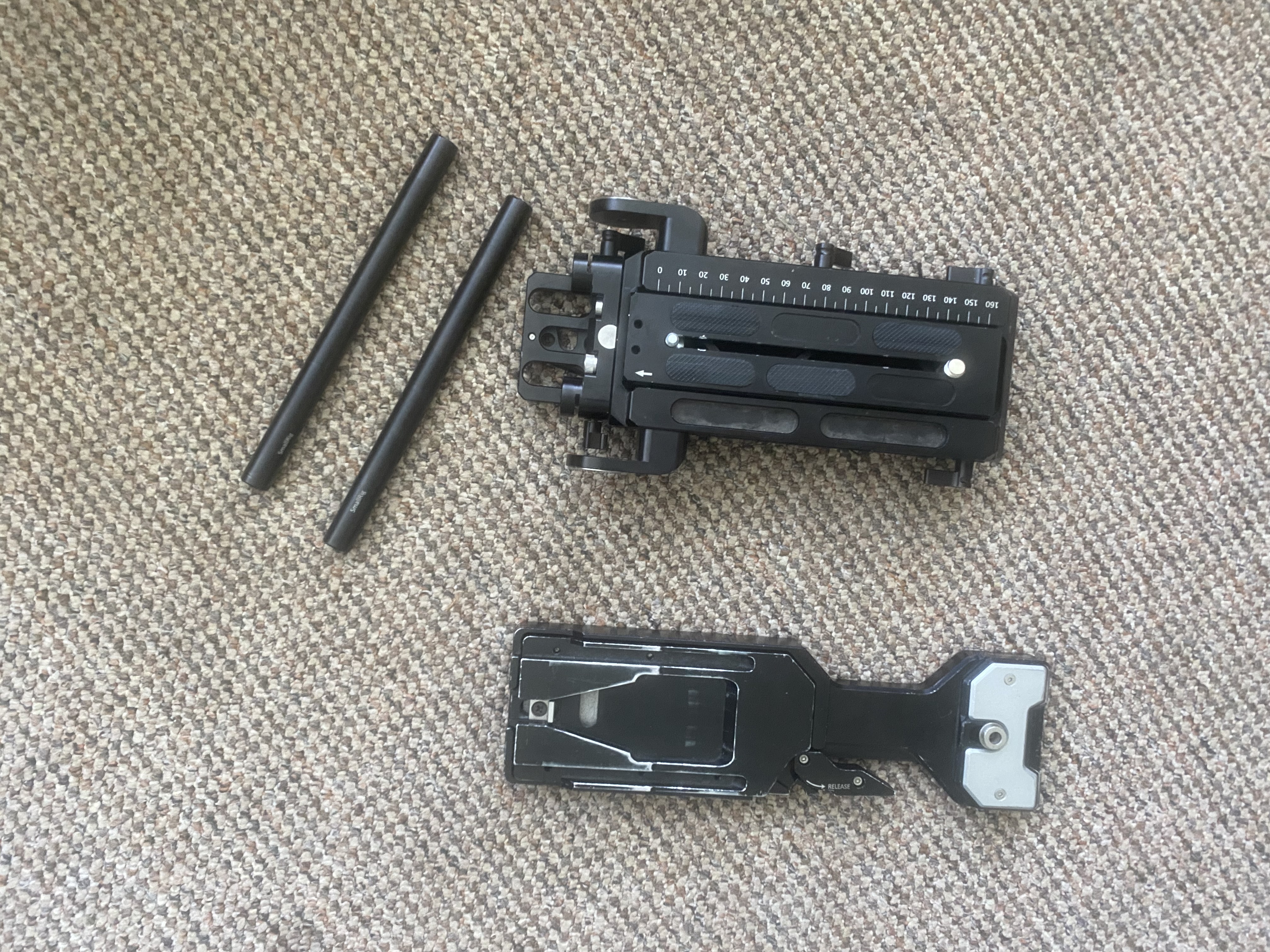 Small rig quick release plate + blue handles