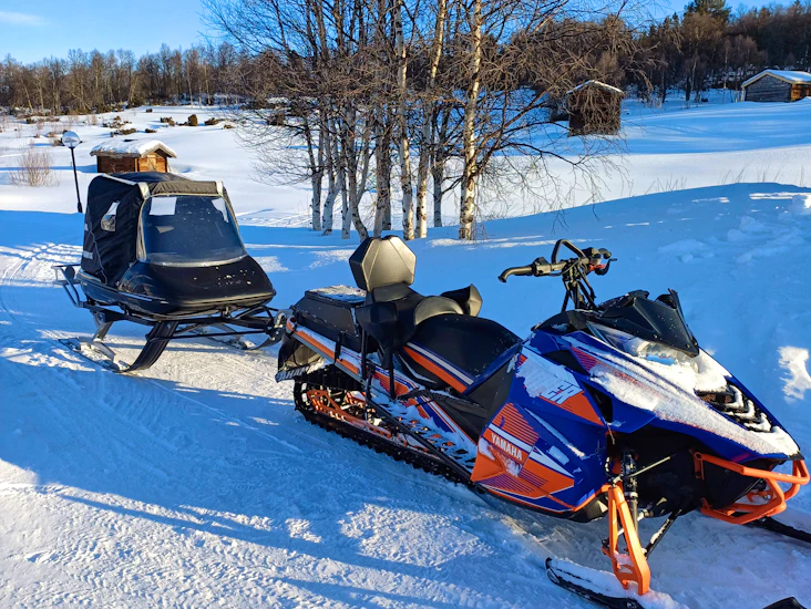 Brännapulka skoterpulka -25