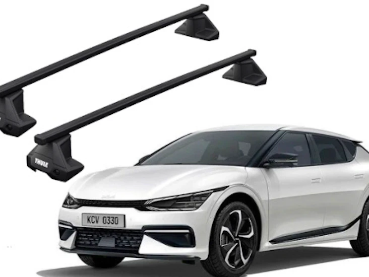 Takräcke till kia ev6 – thule evo med klämfästen (komplett kit)