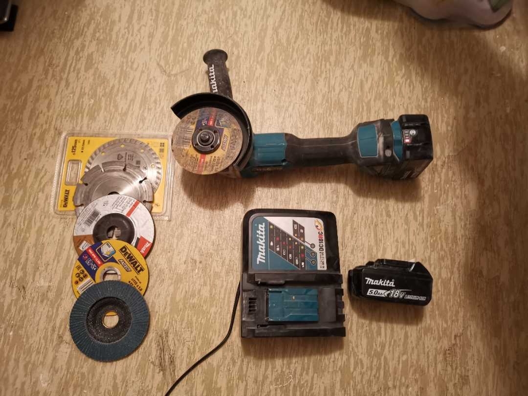 Makita vinkelsliper 18v 125mm