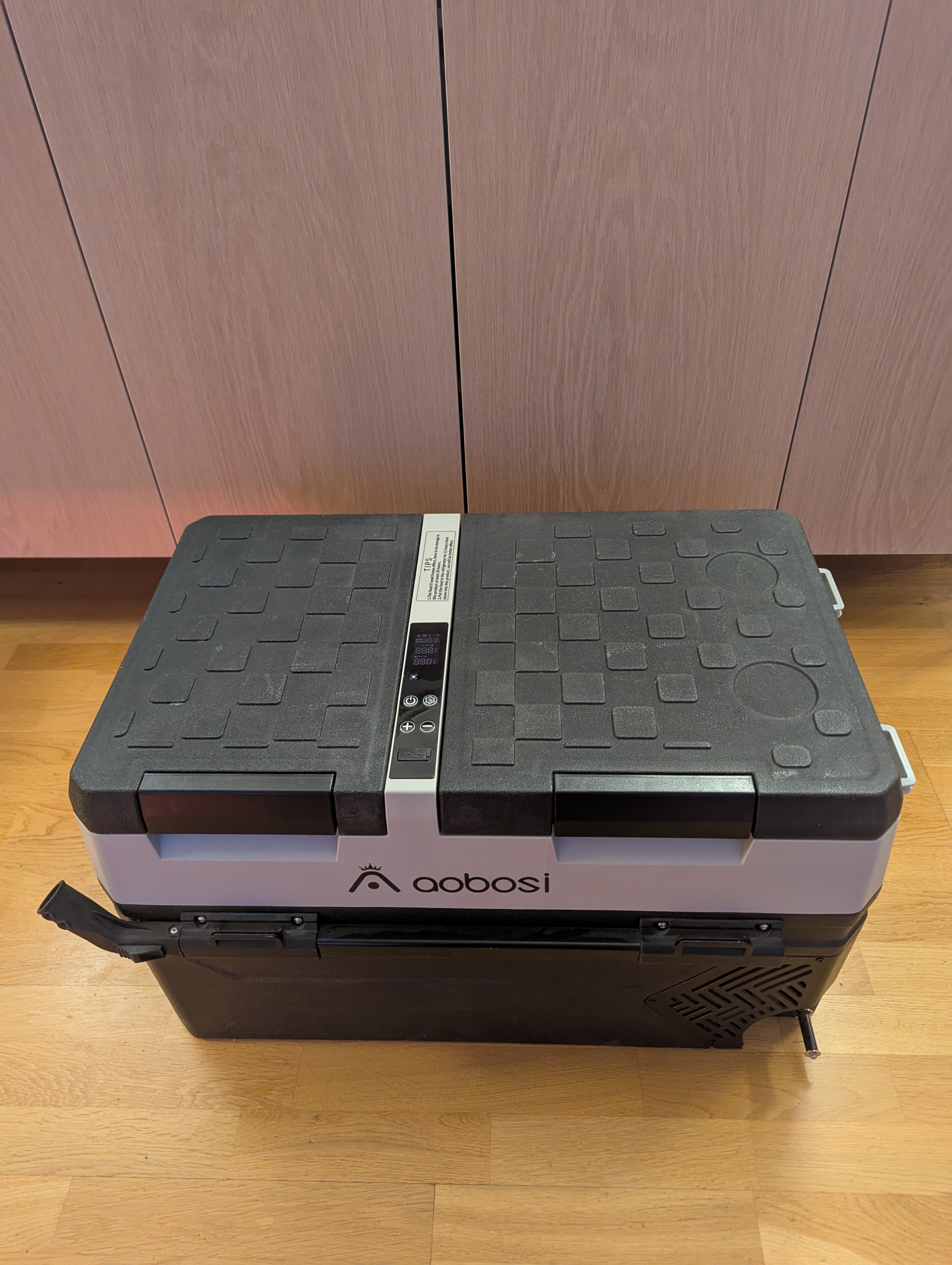 Aobosi 42l kompressorkylbox – professionell kyl & frys (dubbelzon)
