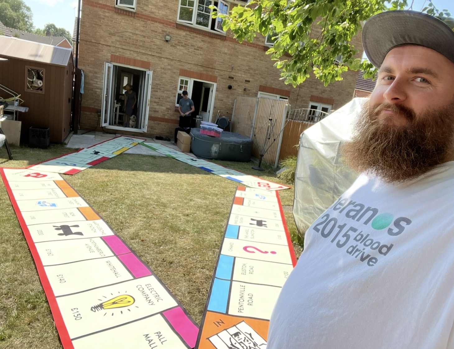 Giant 35x size monopoly board game