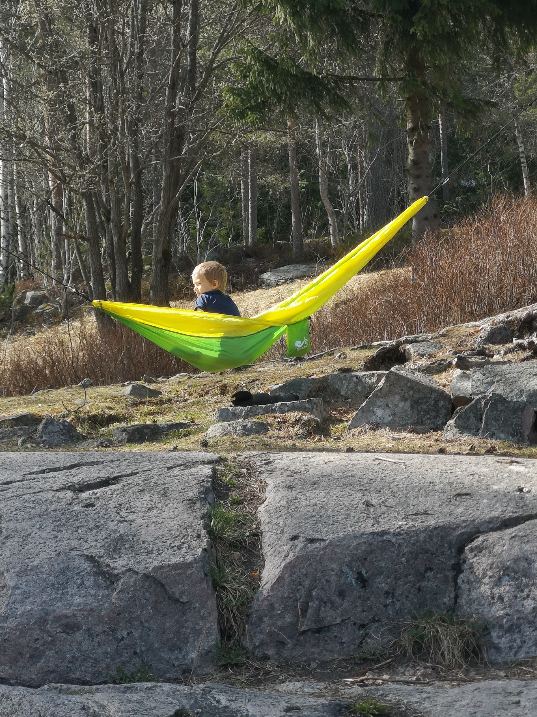 Hengekøye med tarp, myggnett og tau