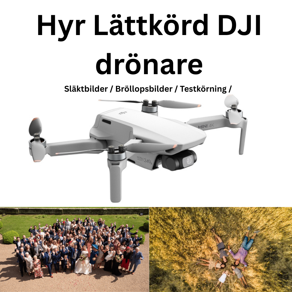 Kompakt 4k drönare med kamera – perfekt för foto & video från luften