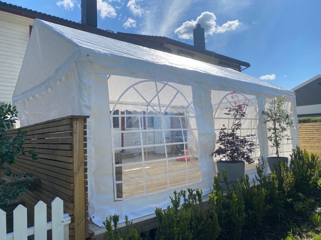 3x6 m partytelt 2100 per helg