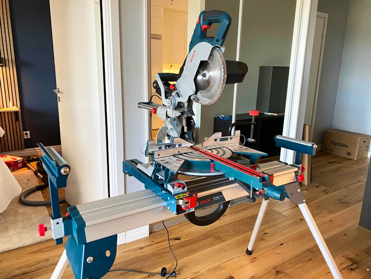 Kap- & gersåg - proffsmodell + stativ