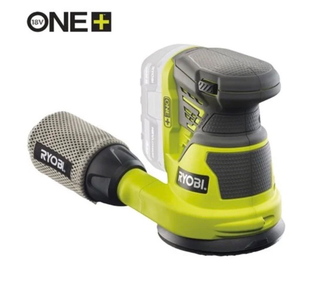 Ryobi 18v eksentersliper (r18ros)