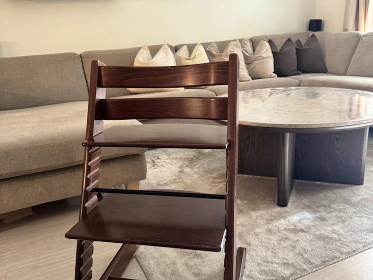 Stokke tripp trapp stol i valnøtt