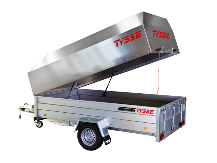 Tysse tilhenger med lokk 1300kg