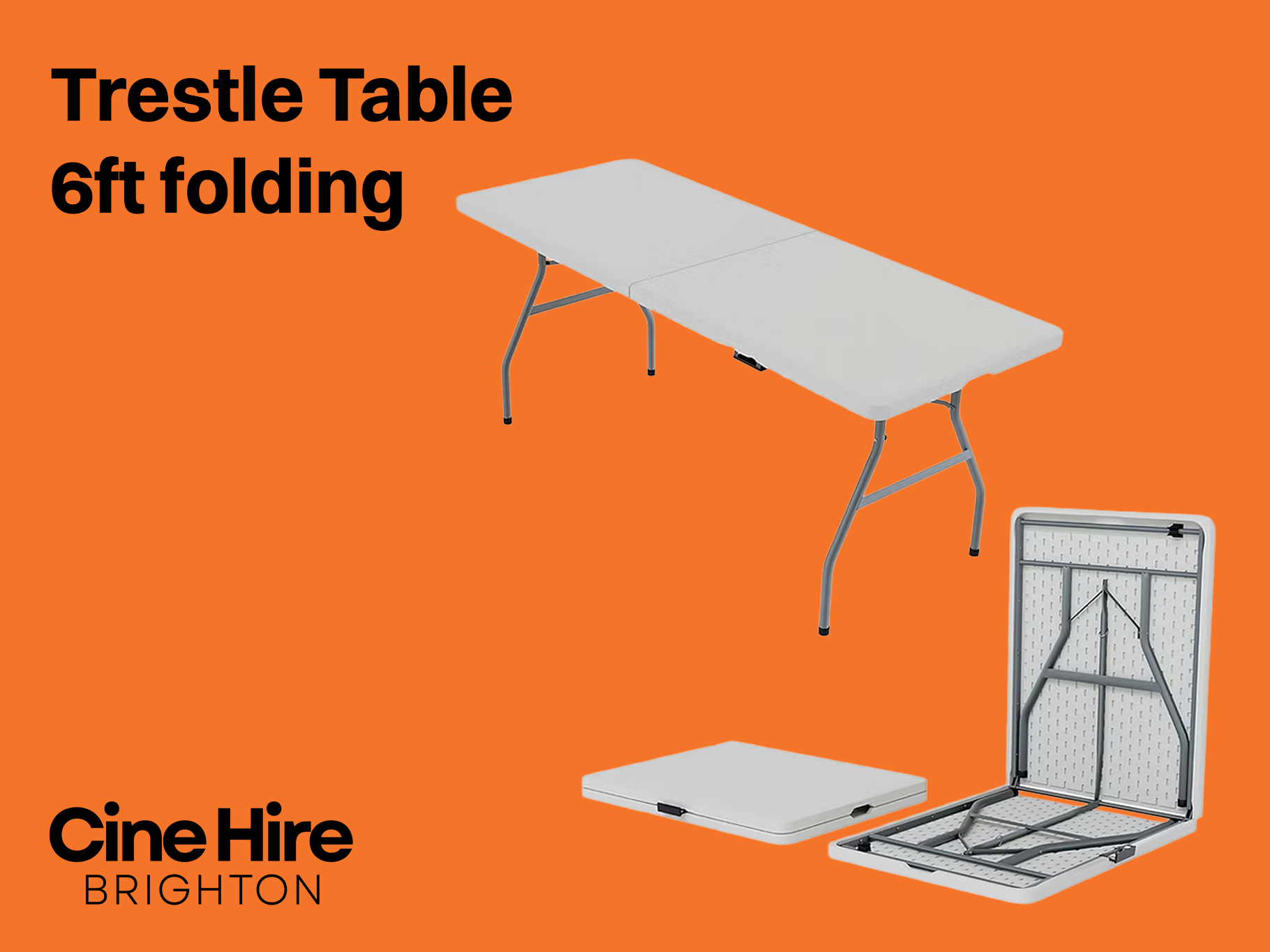 Trestle table - 6ft folding