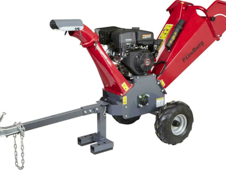 Bensindriven flismaskin