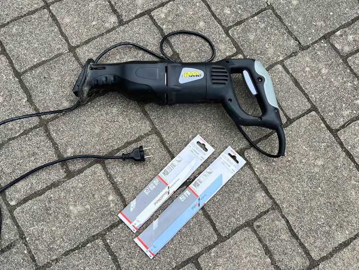 Tigersåg inkl. blad