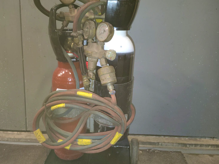 5liters acetylen/syrgas svets för värmning svetsning mm.