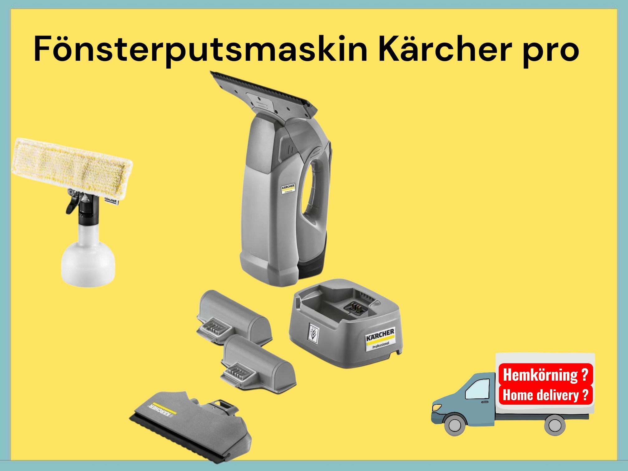 Fönstertvätt proffs kärcher