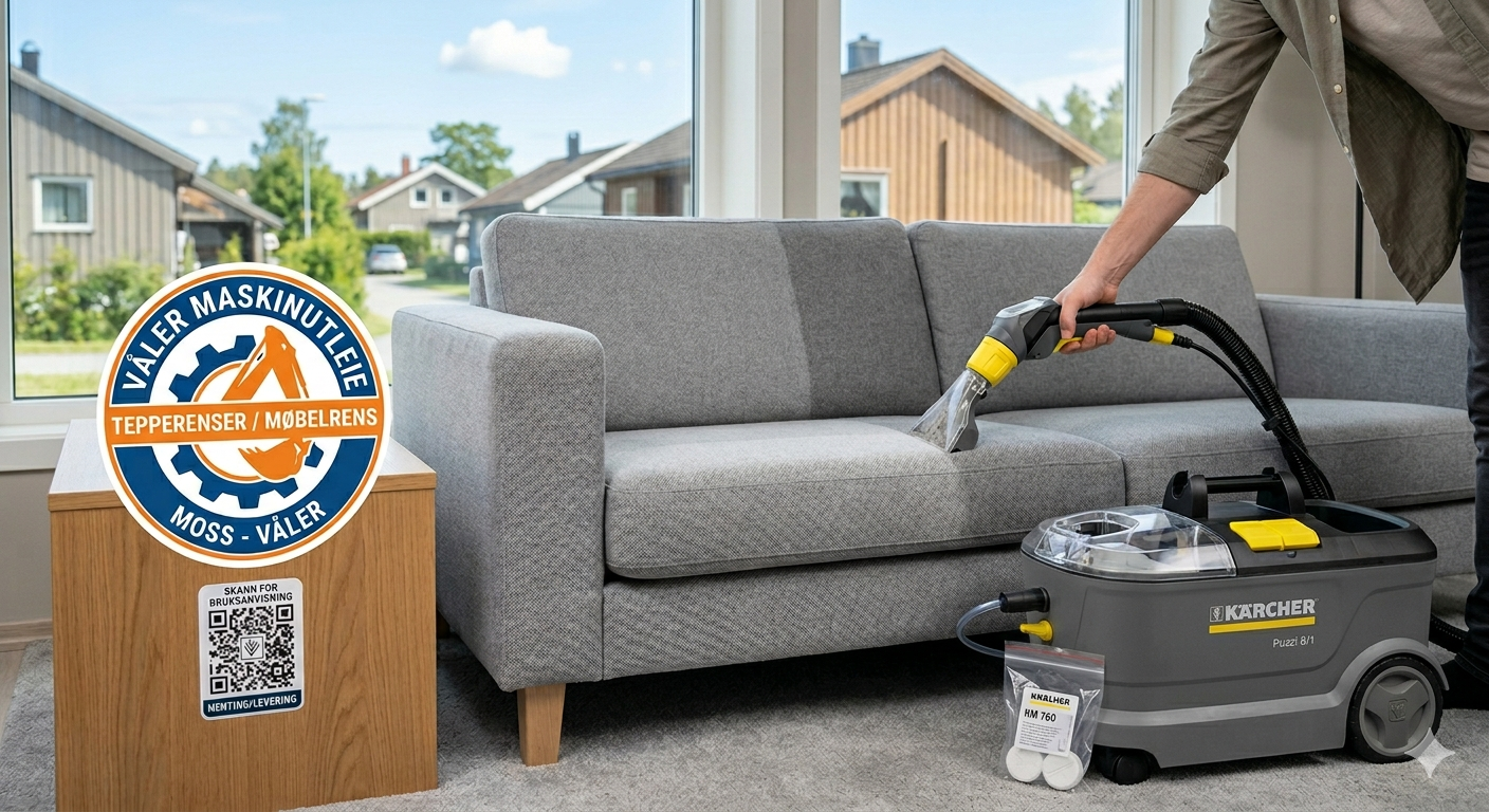 Proff tepperenser / møbelrenser – kärcher puzzi 8/1 (våler/moss)