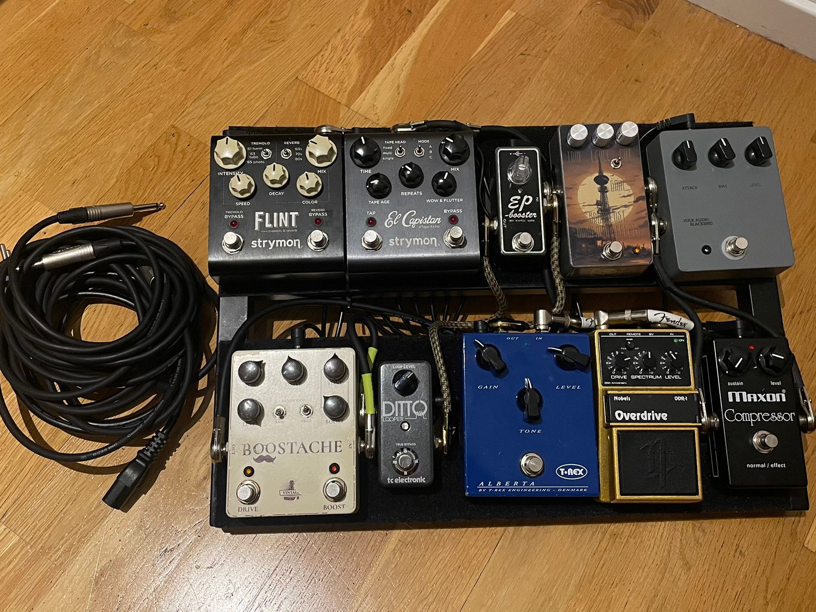 Pedalbrett m/pedaler