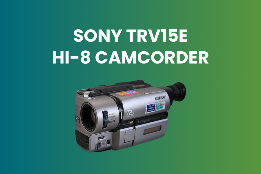Sony trv-15e hi-8 camcorder