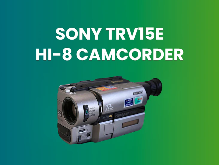 Sony trv-15e hi-8 camcorder