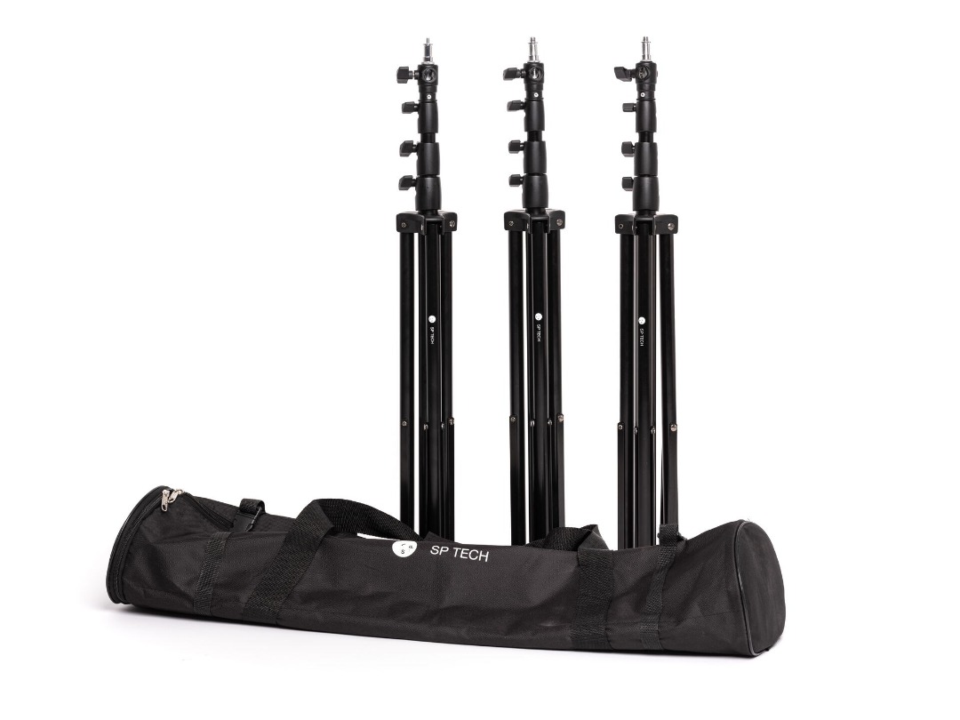 3x lysstativ / light stand