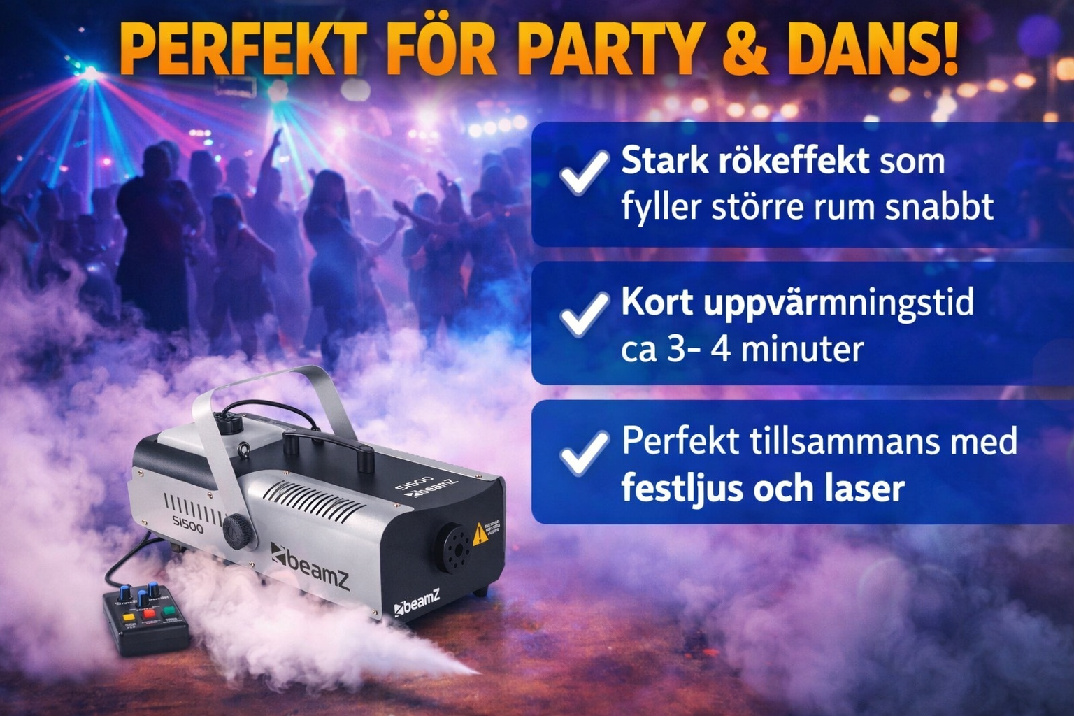 Professionell rökmaskin för party & event