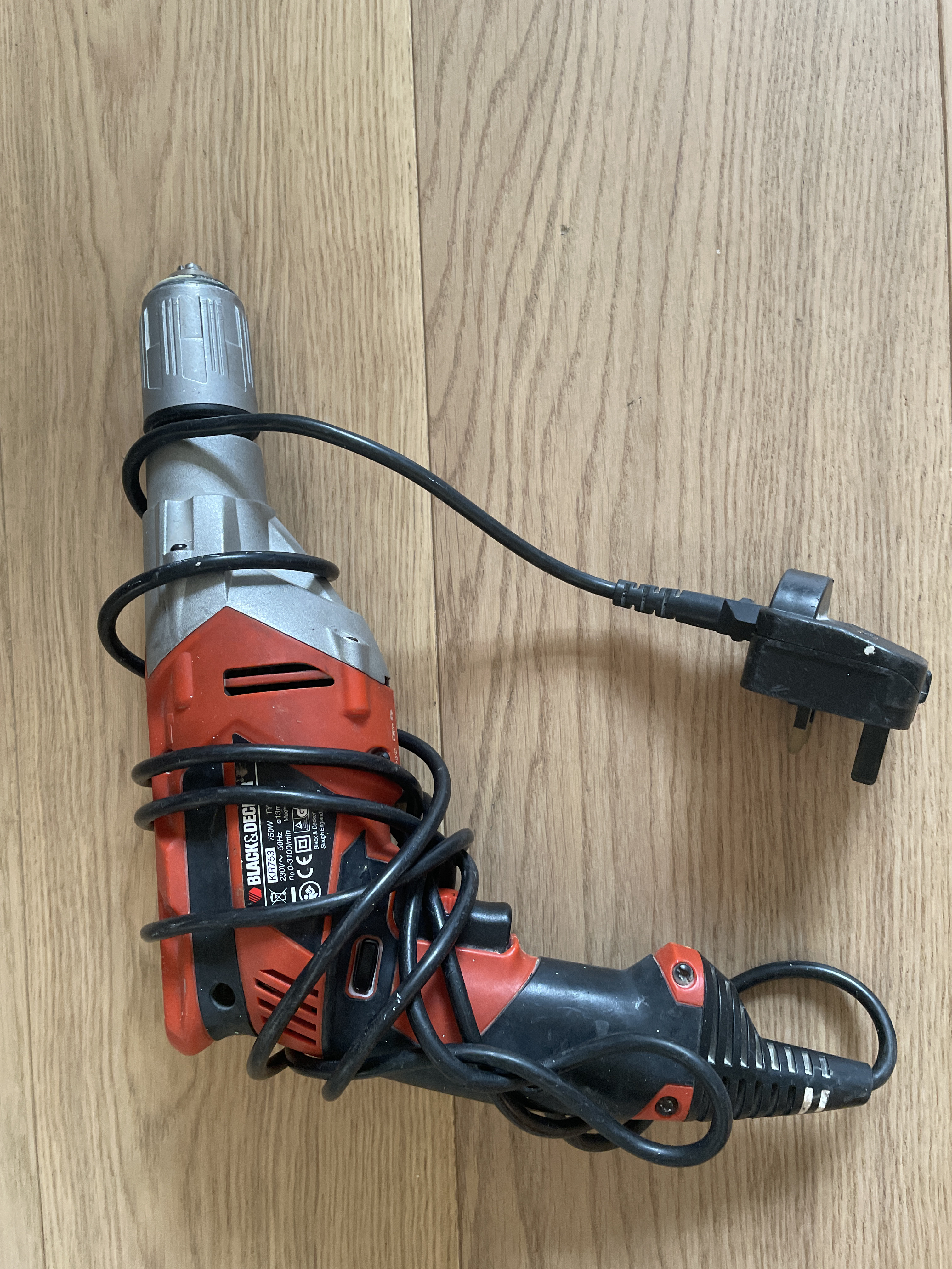 Black and decker drill kr753 