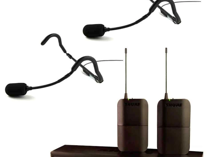 Trådlös mygga & headset shure blx