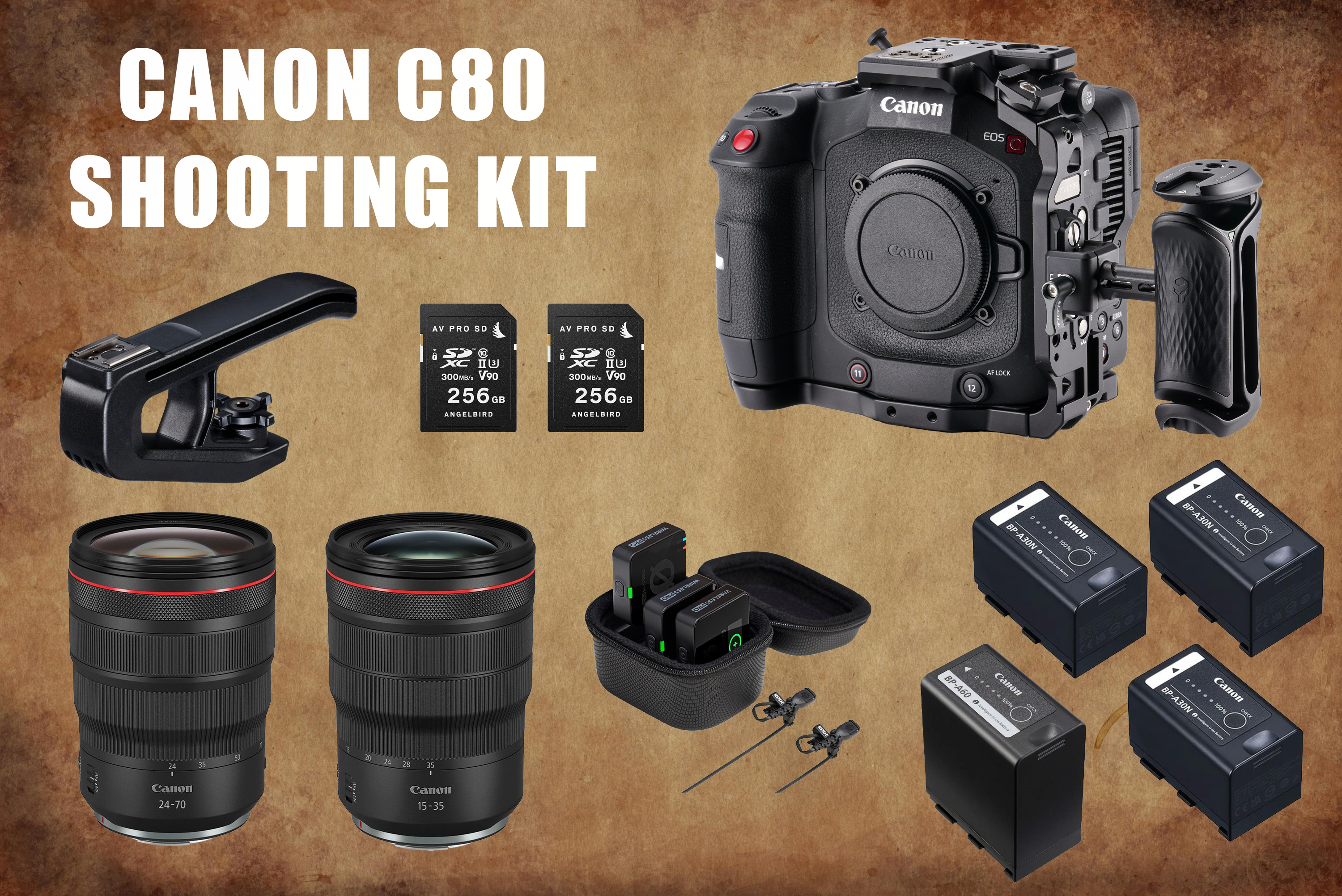 Canon c80 full frame 6k cinema camera | full shooting kit