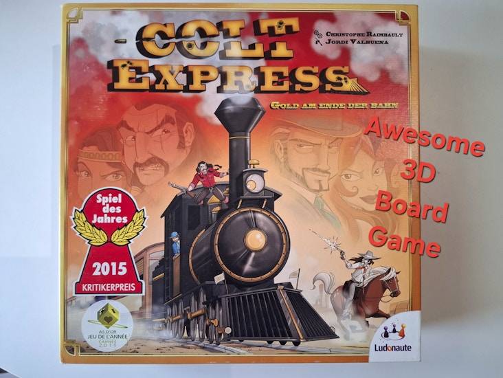 Epic western 3d board game colt express