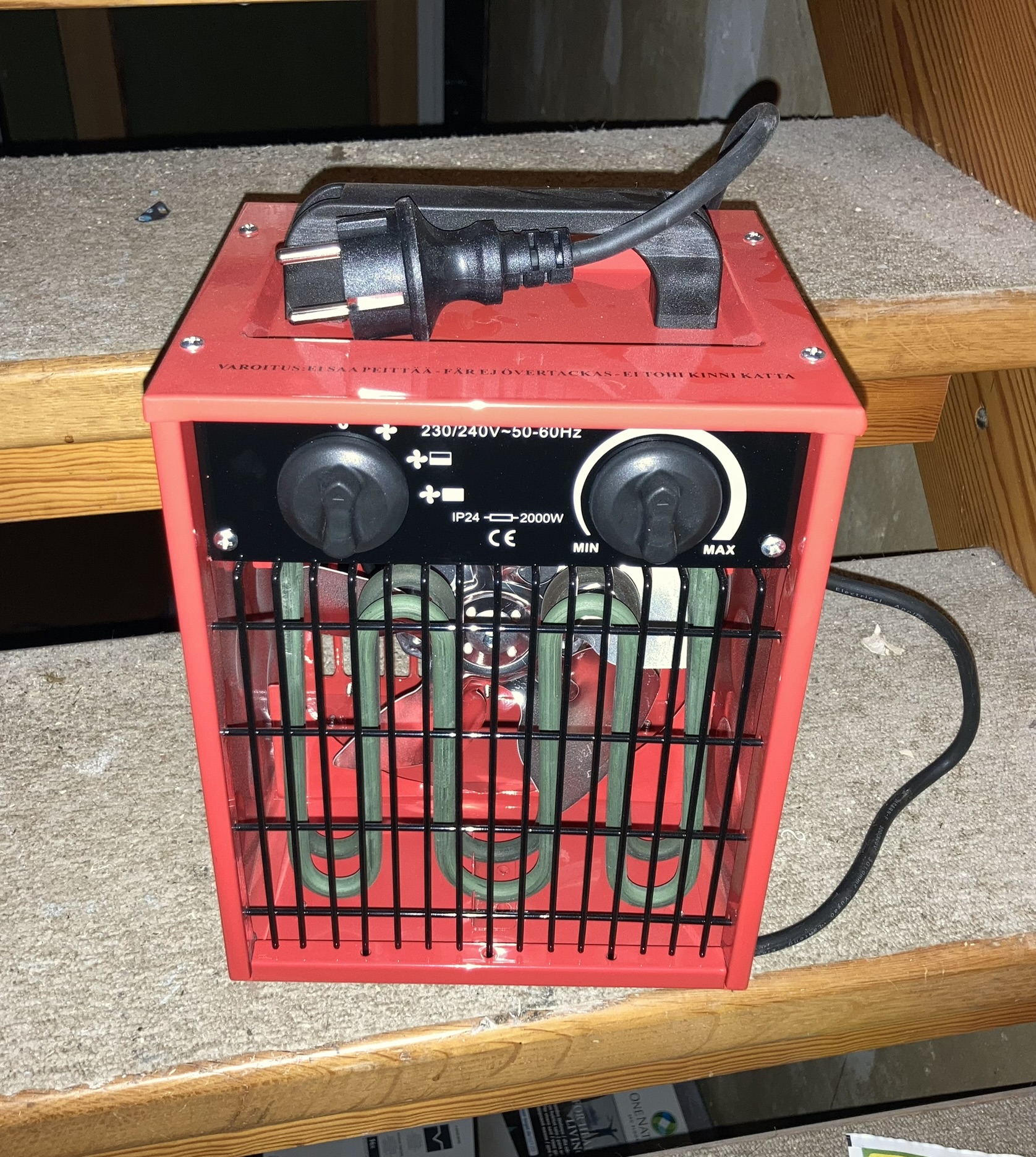 Thermalplus byggfläkt 2 kw