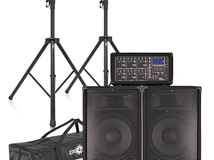 Komplett pa-anlegg med egen mikser