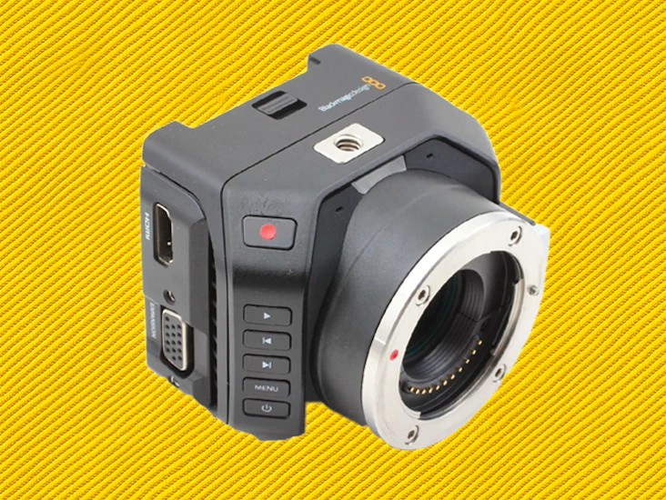 Blackmagic micro cinema camera - mft + nikon f speedbooster