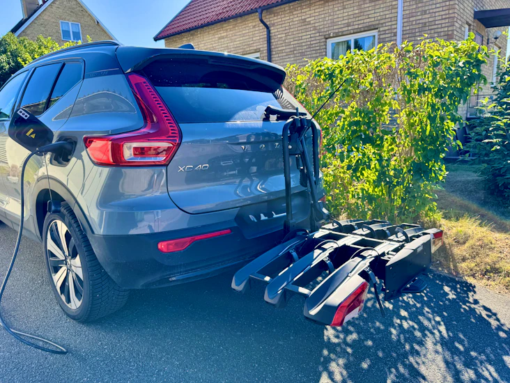 Cykelhållare dragkrok - thule easyfold 3 cyklar