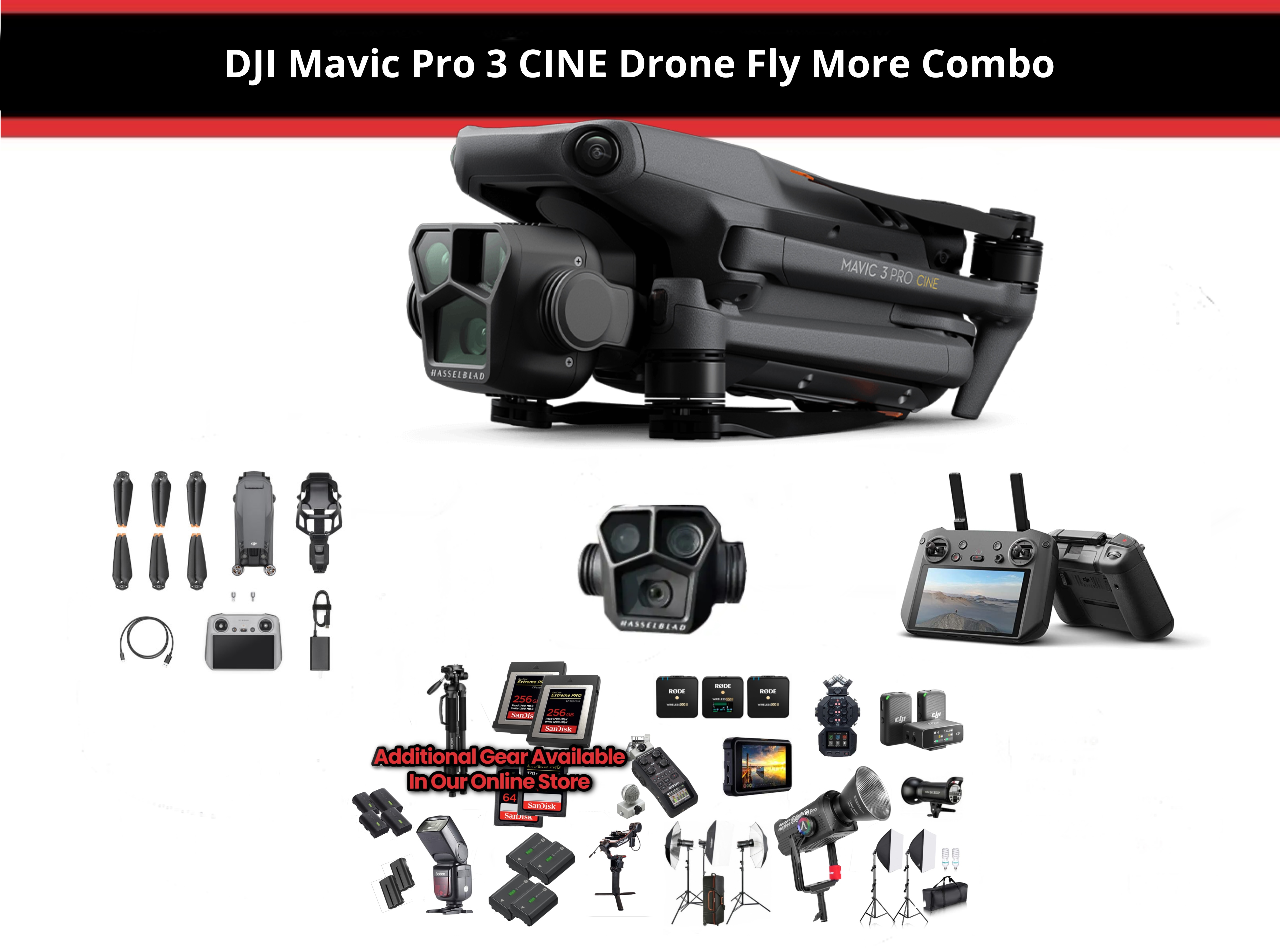 Dji mavic 3 pro combo fly more set (delivery)