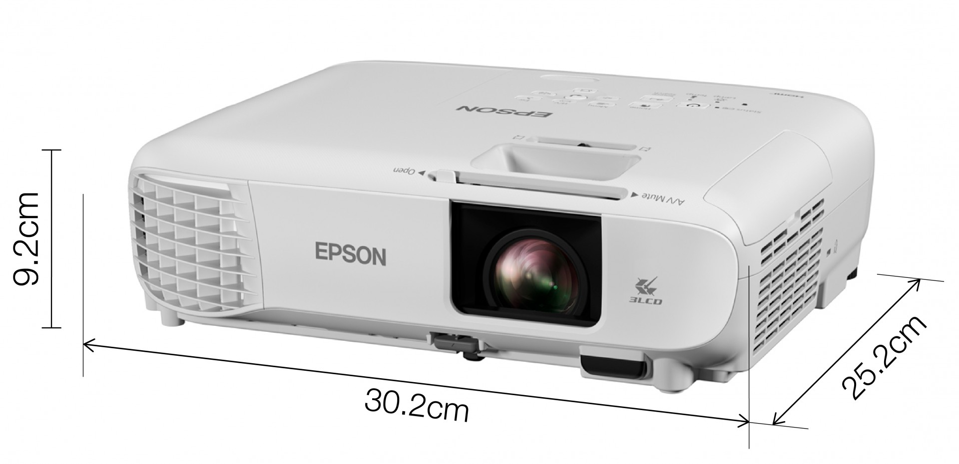 Epson eh-tw740 projector, 3300 lumen, 1080p