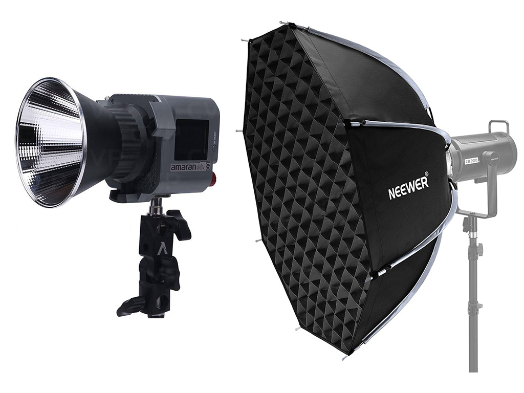 Aputure amaran cob 60x light and softbox kit