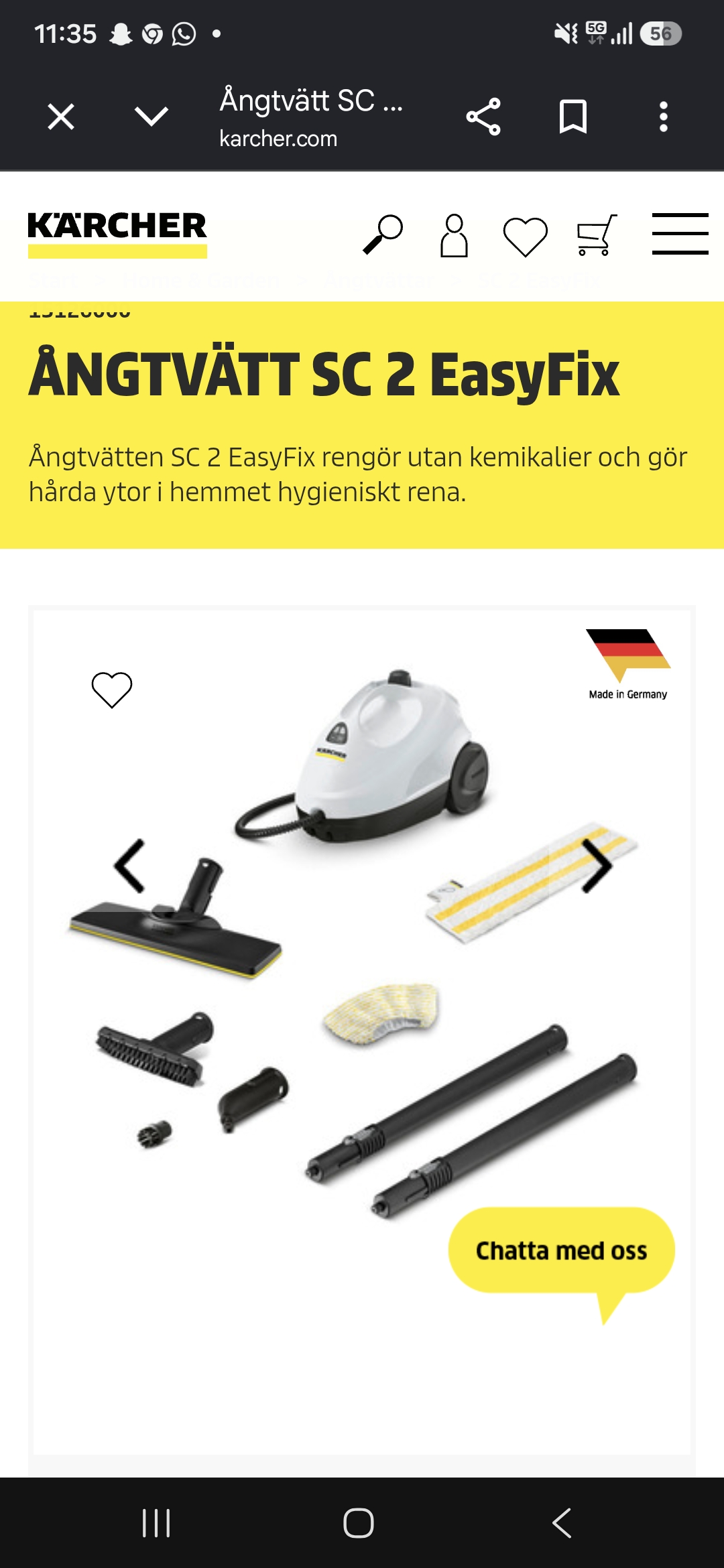 Ångtvätt 