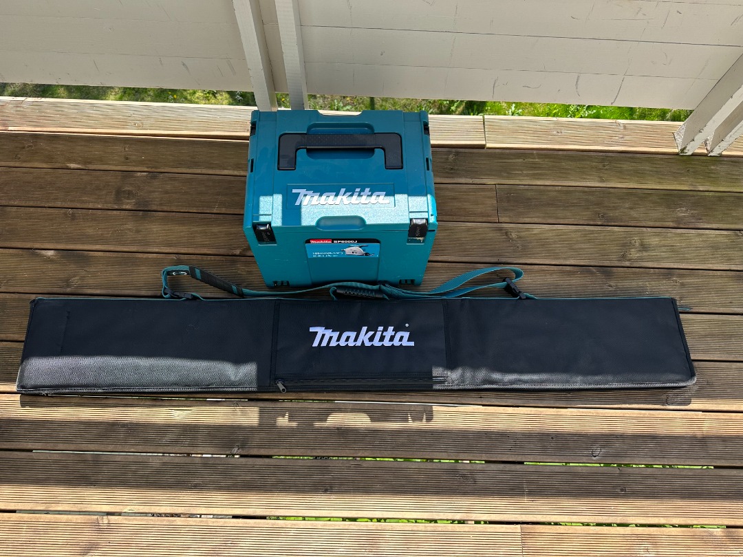 Makita sp6000j dykksag med 2x 1500 mm skinne
