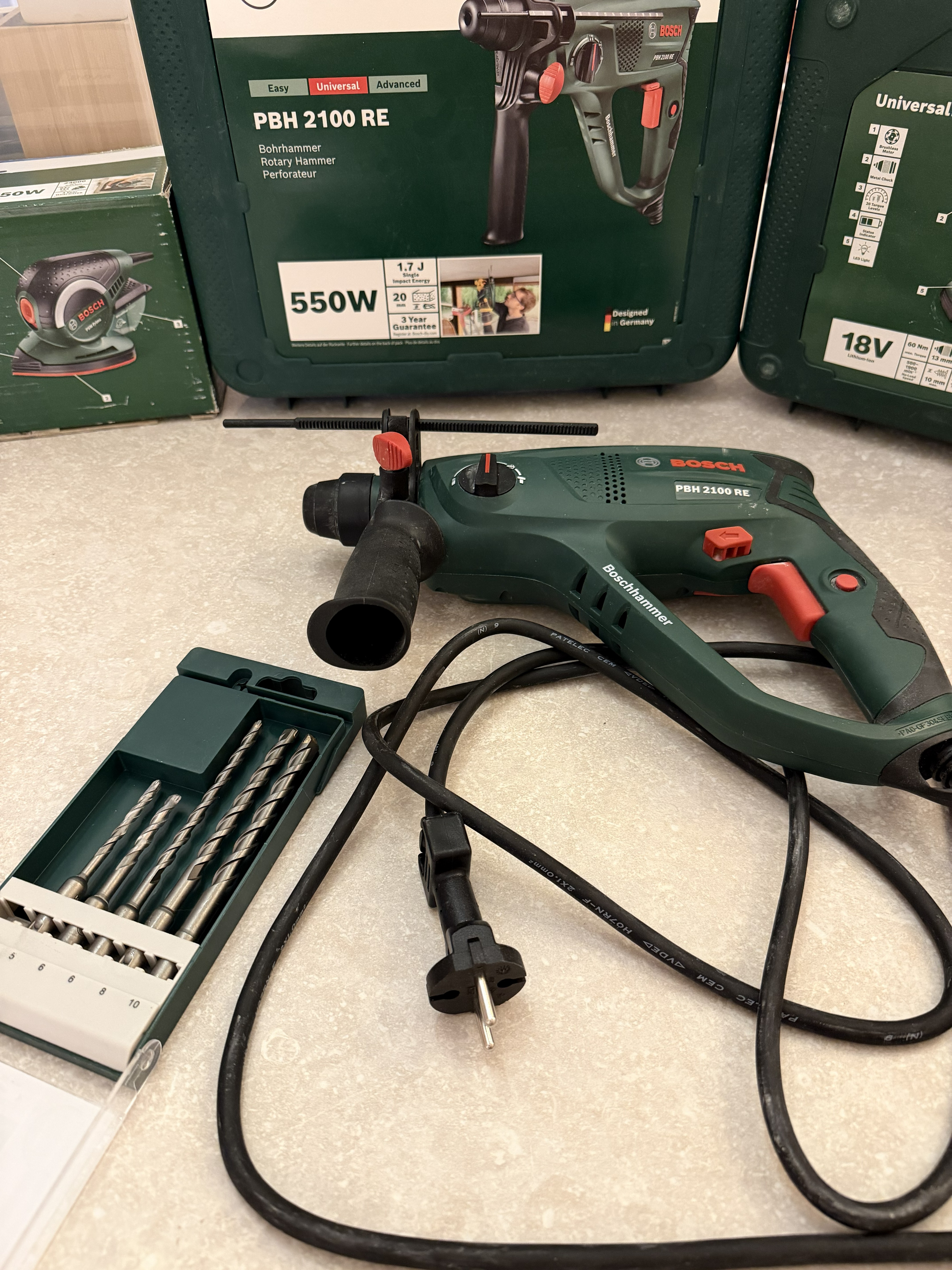 Bosch borhammer pbh 2100 re