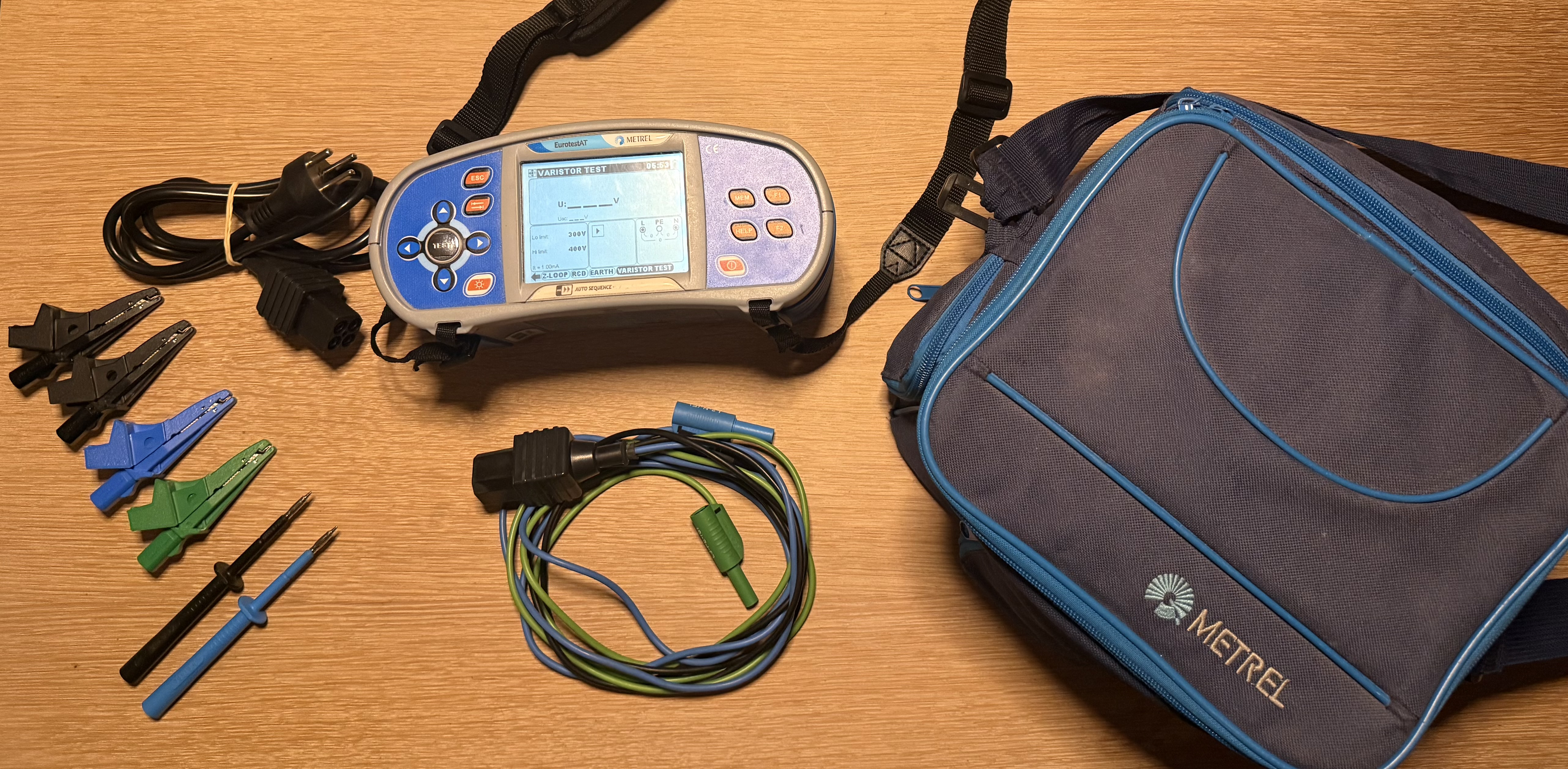 Metrel mi 3101 eurotestat – professionel installationstester (verifikationstester)