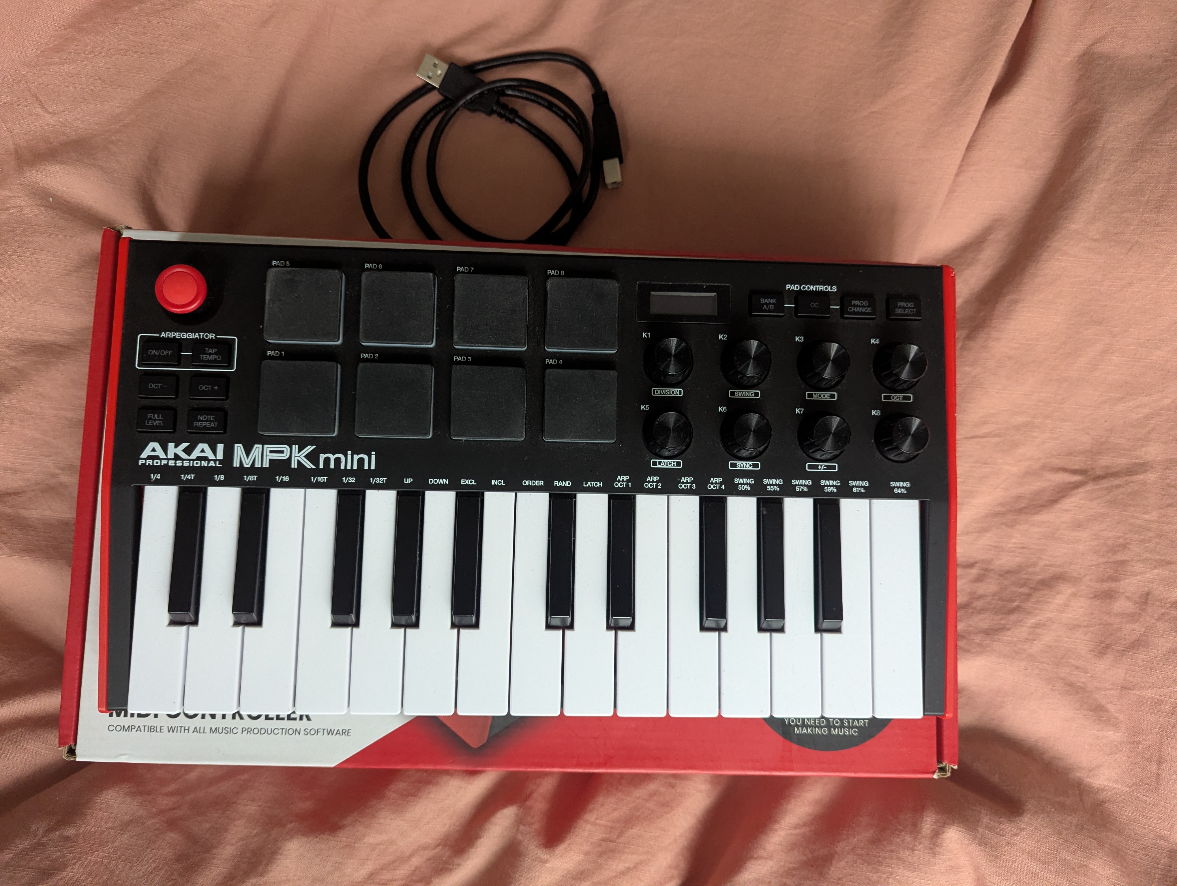 Akai mpk mini mk3 | compact 25-key midi keyboard controller