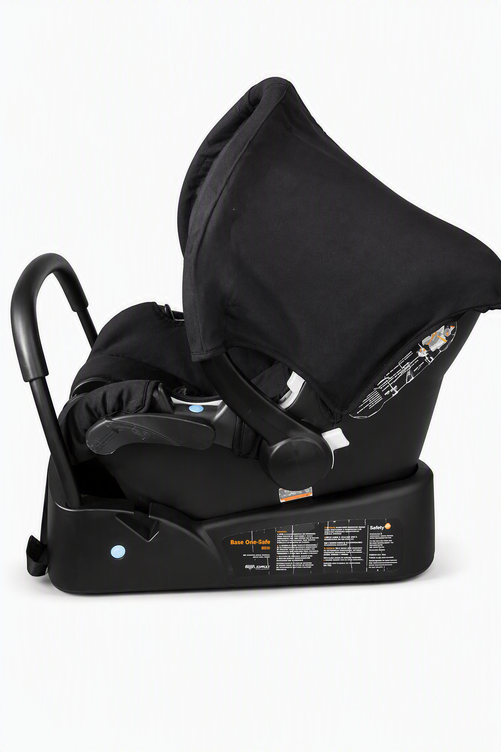 Baby car seat (infant carrier) with base included | clean & well maintained