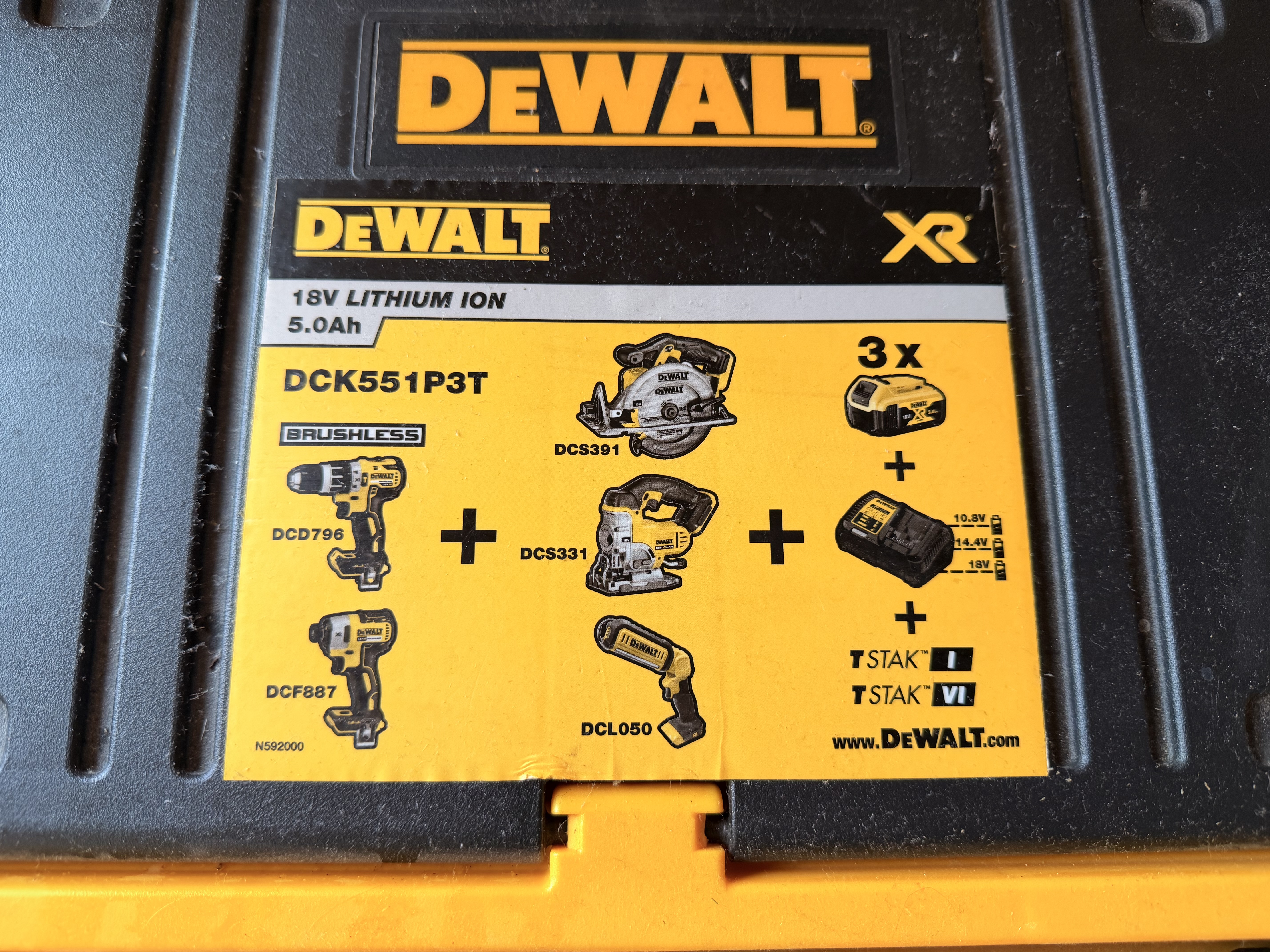Komplett verktøypakke for ethvert prosjekt – dewalt 18v (5 maskiner)