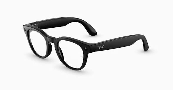 Ray-ban meta scriber optics (gen 2), shiny black, clear lenses
