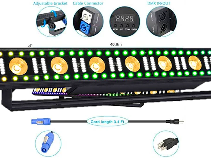 Washer lalucenatz - 12 led 3 in 1 wall washer rgb