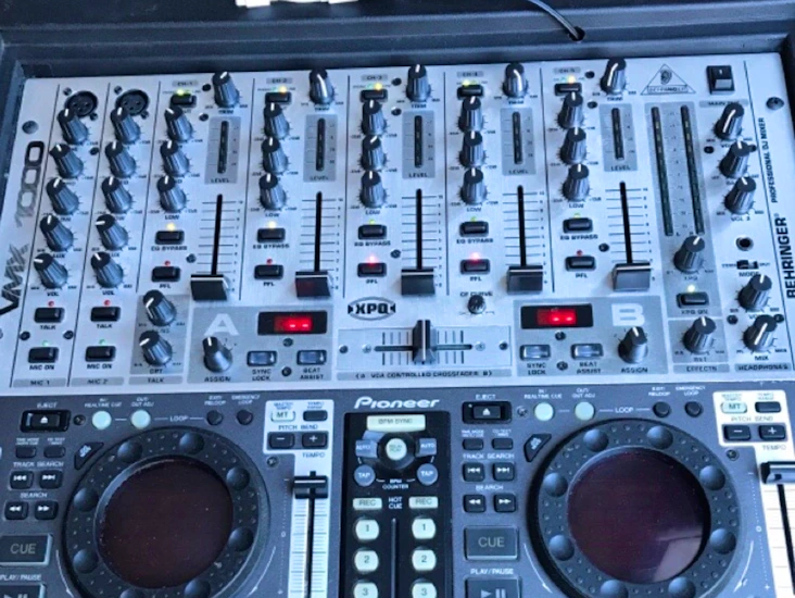 Mixerbord med dubbel-cd