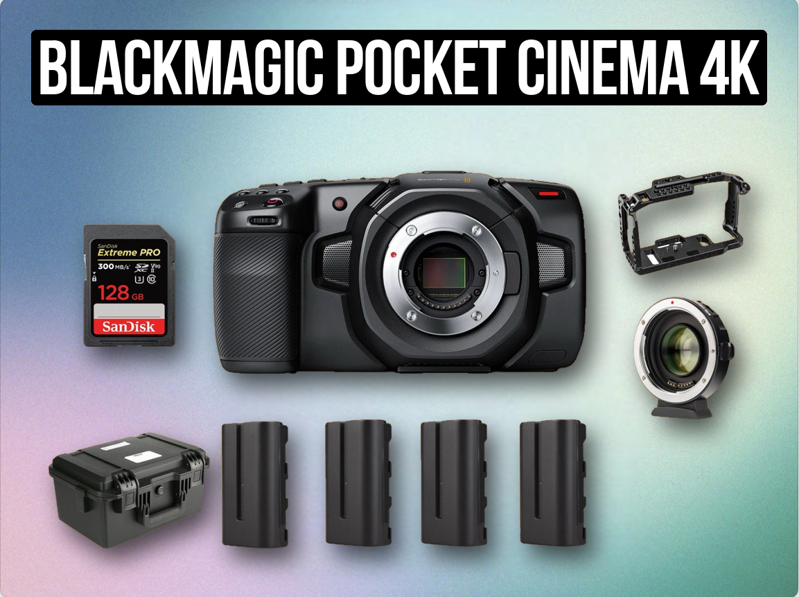 Blackmagic pocket cinema 4k + speedbooster