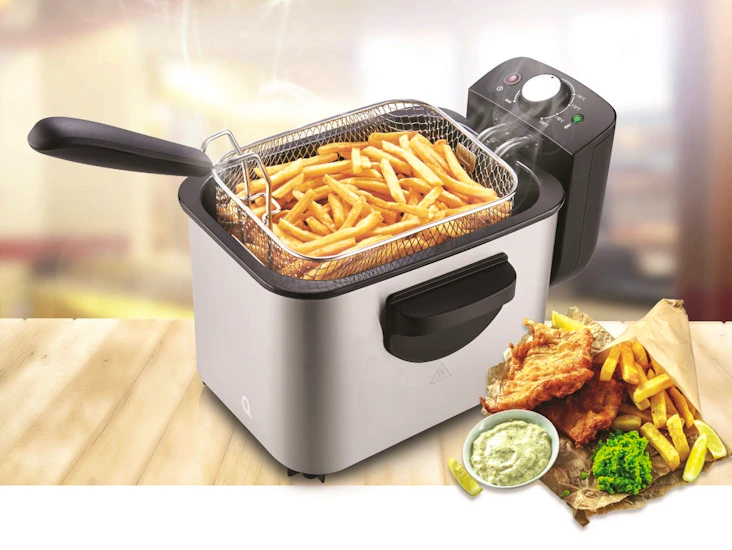 Testvinnande fritös för lyxiga middagar