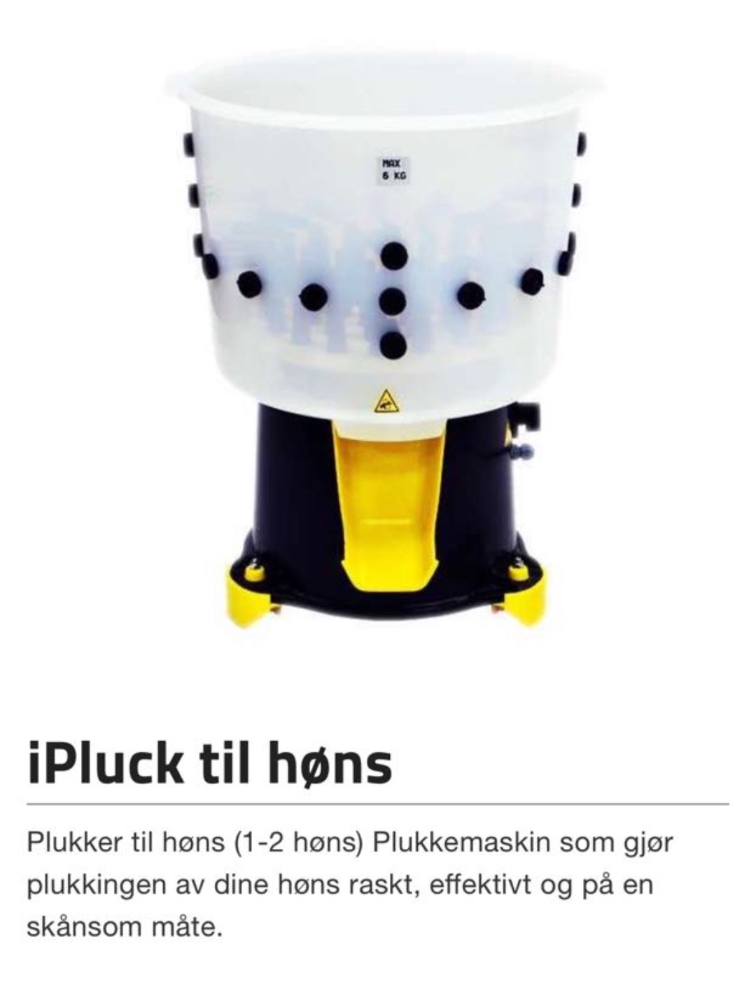 Plukker til høns