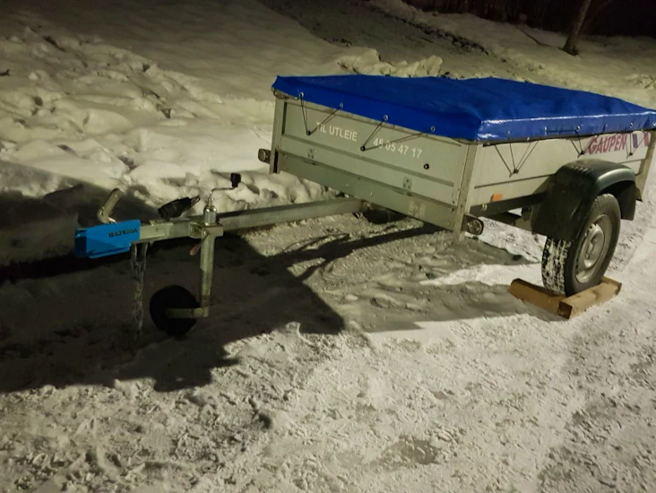 Lett gaupen m/helårsdekk/presenning/lastenett/b-klasse