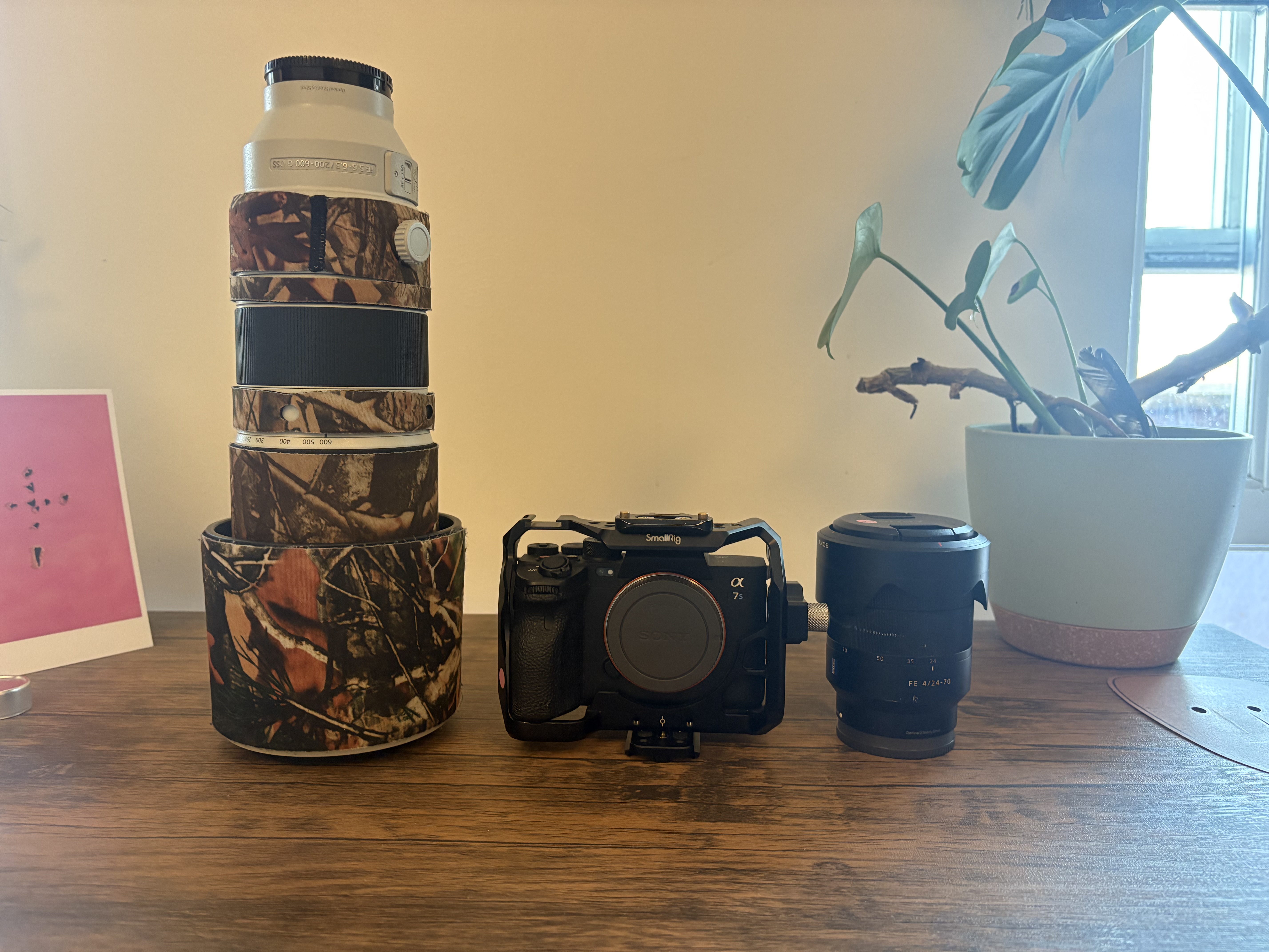 Sony a7s iii x2 lens & dummy battery combo 